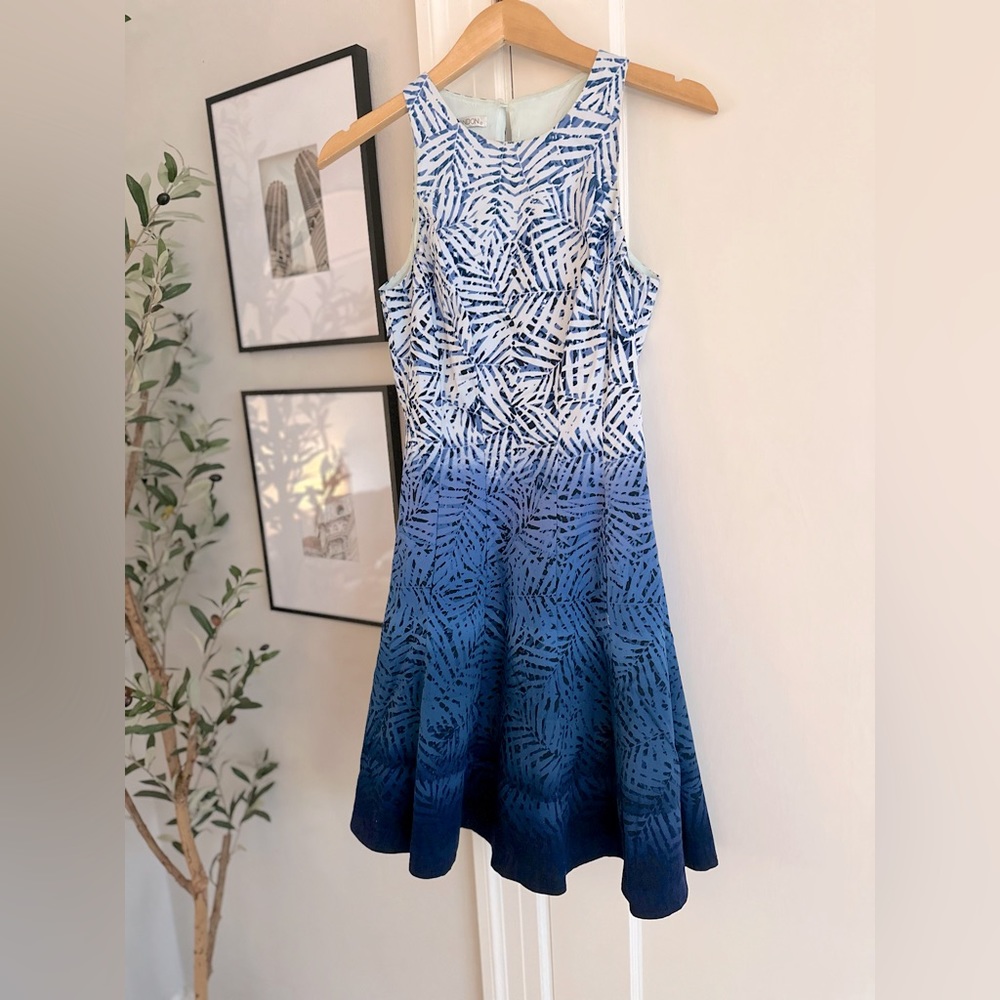 Maggy London, Size 4, shades of blue